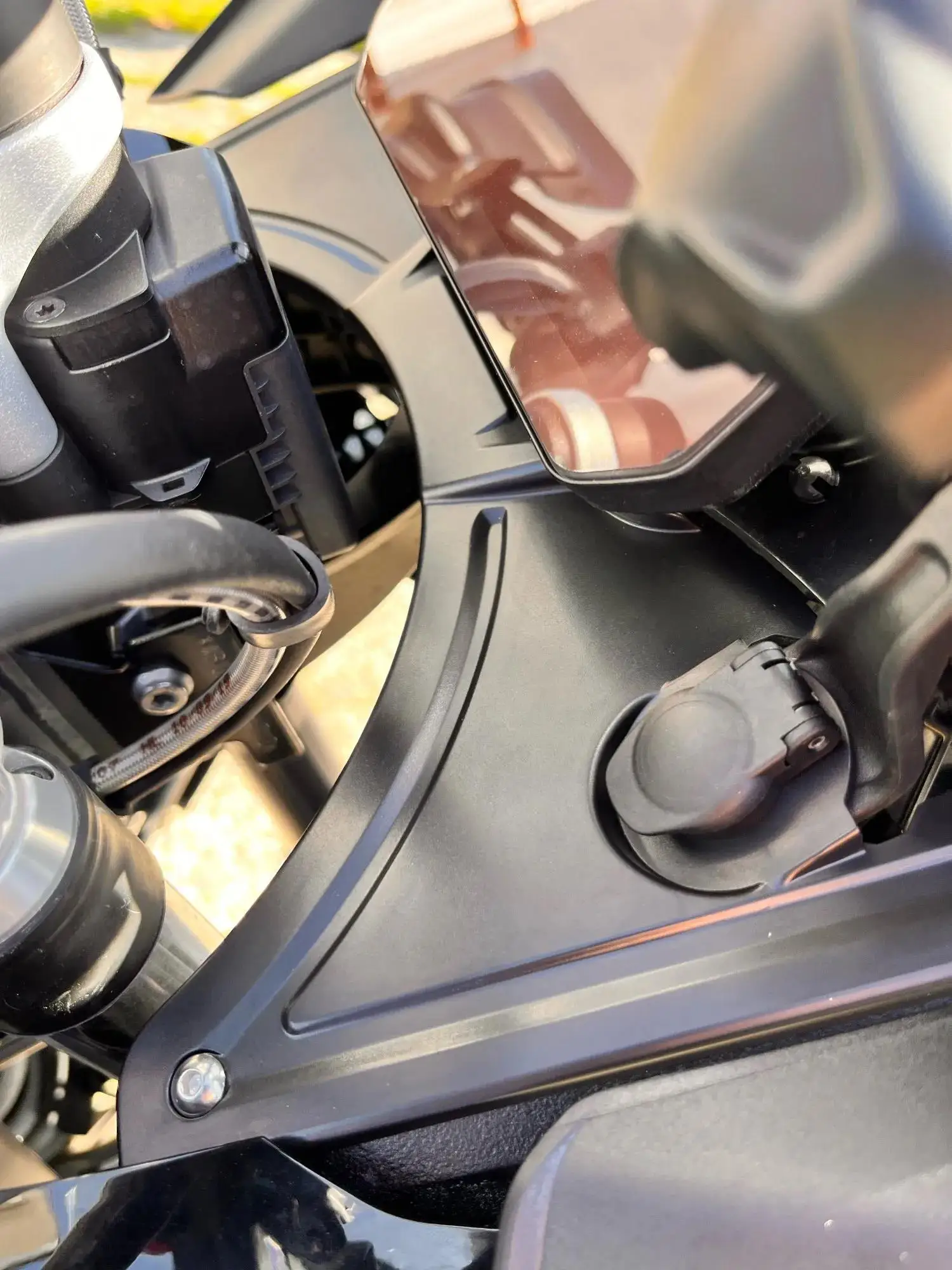 2023 Motorcycle Cockpit Fairing For BMW R1200 R1250GS ADV Adventure R1250 GS 2018 - 2022 R1200GS LC Forkshield Updraft Deflector