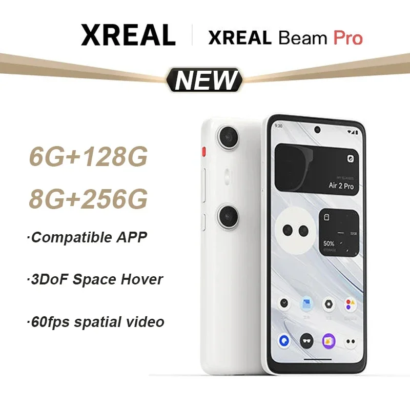 XREAL Beam Pro Projection Station 60fps Spatial Videos 3DoF Large Screen for Xreal Air/Air 2/air 2 pro Glasses Controllers