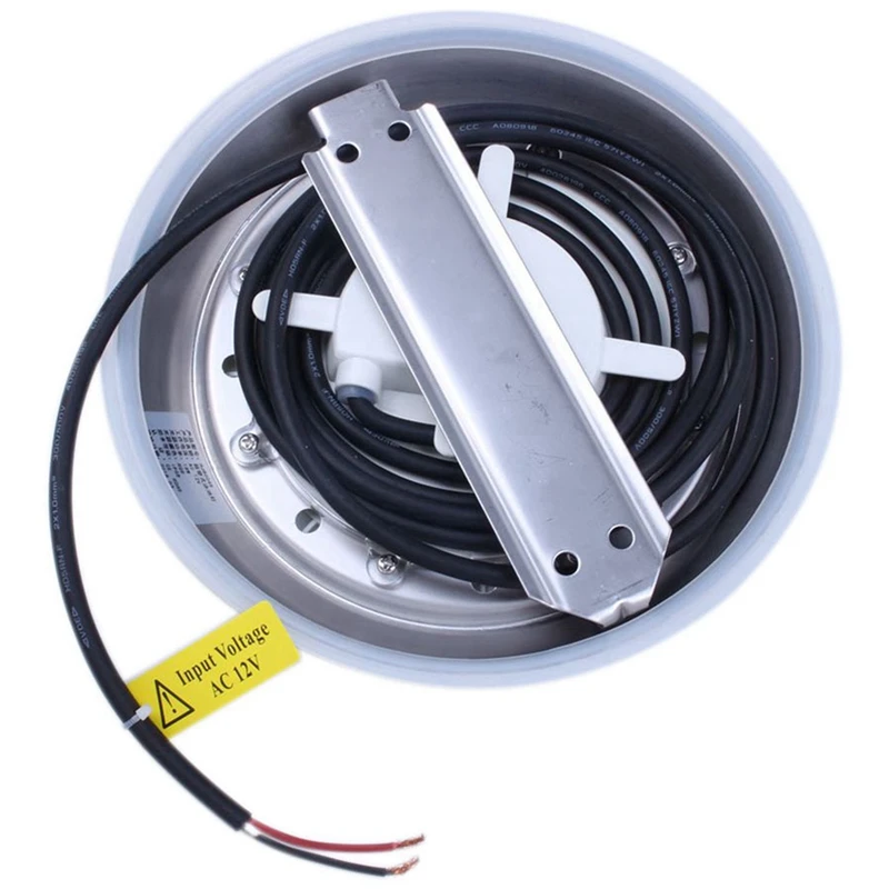 

10X 18W Stainless+PC Filled LED Swimming Pool Lights RGB Multi-Color 12V