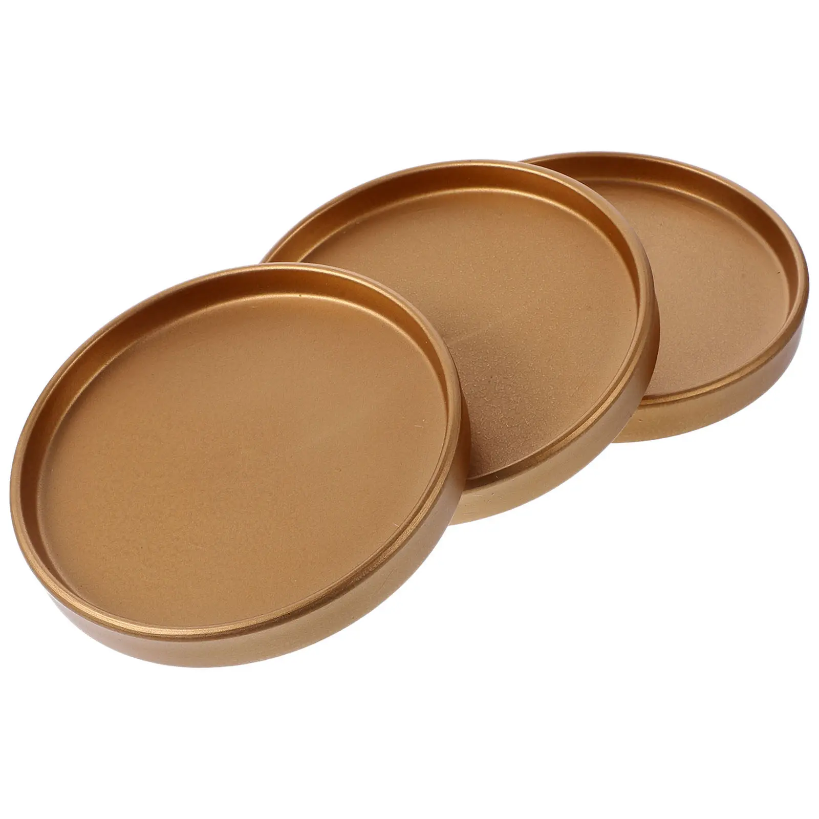 3Pcs Ceramic Round Plant Pot Saucers Flower Pot Drip Trays Water Holding Trays for Indoor Balcony Gardening Bonsai Potted Plants