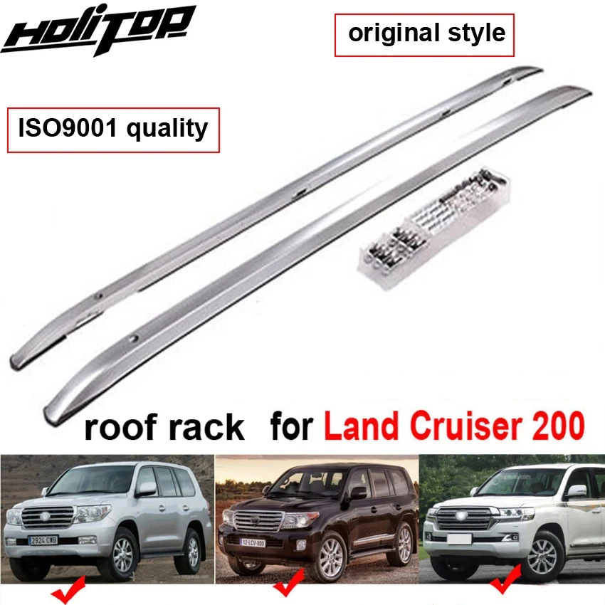 OE style roof rail roof rack roof bar for Toyota Land Cruiser 200 LC200, thicken design,real excellent quality,will be satisfied