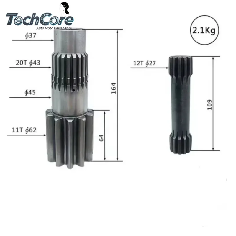 11/20/12 Ishikawashima 17 rotating vertical shaft spline shaft center shaft inner tooth