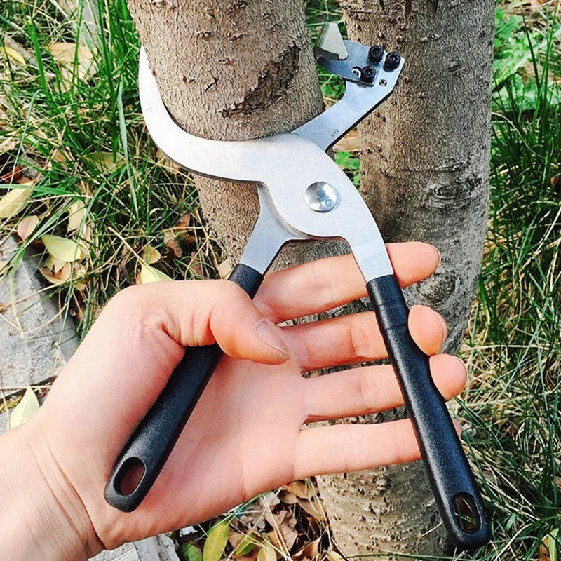 Árvore Ramos Anel Barking Scissor Sharp Stripping Peeling Knife Poda Jardim Ferramentas Manuais Tesoura Scissor