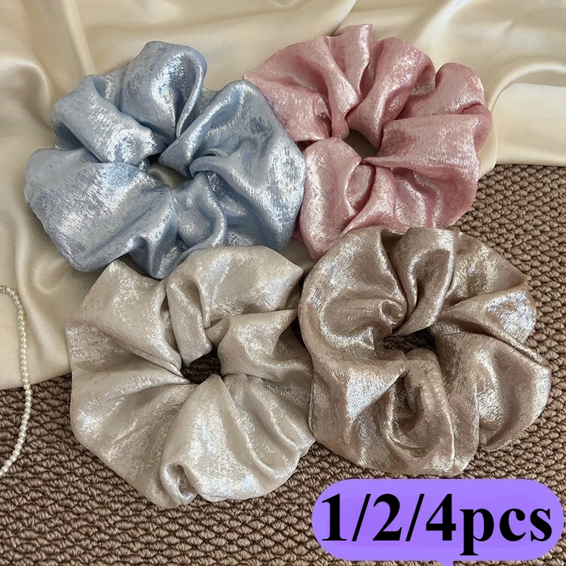 Coleteros grandes estilo retro coreano - Bandas para el cabello premium para mujeres, ideales para moños, coleteros que no dañan el cabello