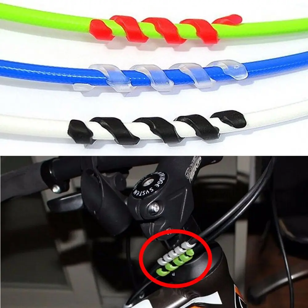 5Pcs Ultralight Anti-friction Cycling Frame Protection Line Pipe Sleeve Shift Brake Bike Bicycle Cable Protector