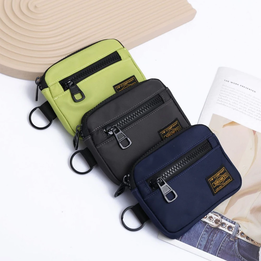 Fashionable Oxford Coin Purse, Men's and Women's Minimalist Workwear Style Purse,Portable Travel Commuting Coin Bag