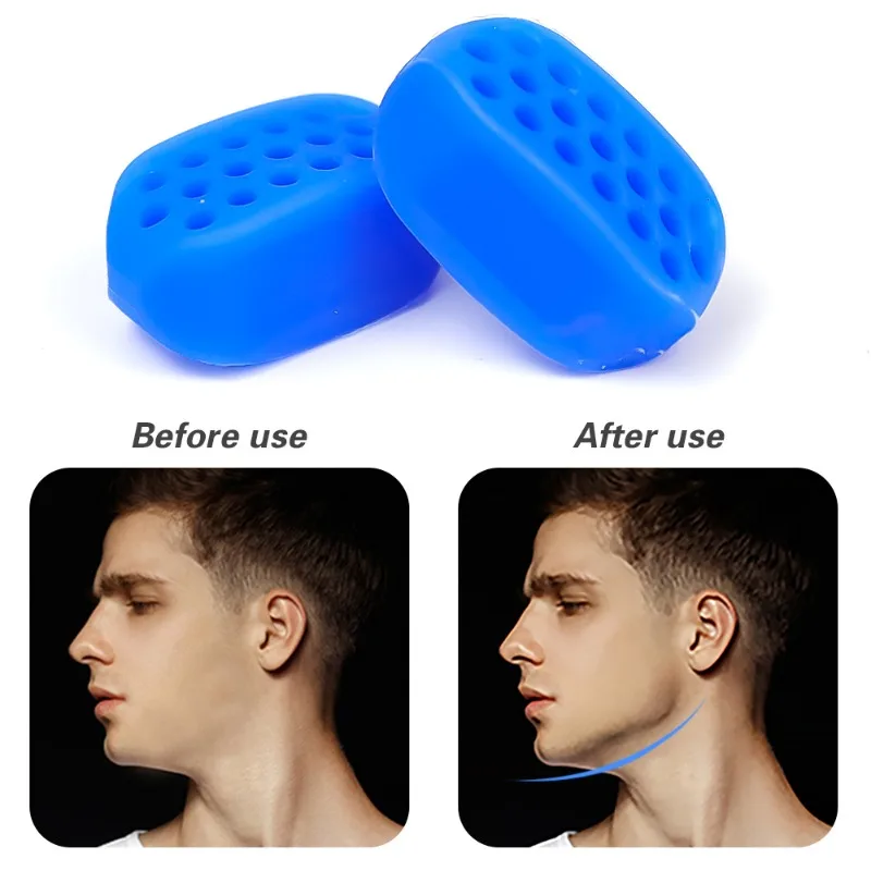 Mandibular Exerciser Exercise Face Line Chin Neck Ball Trainer Silicone Workout Exercises Masseter Strengthener Strap Facial