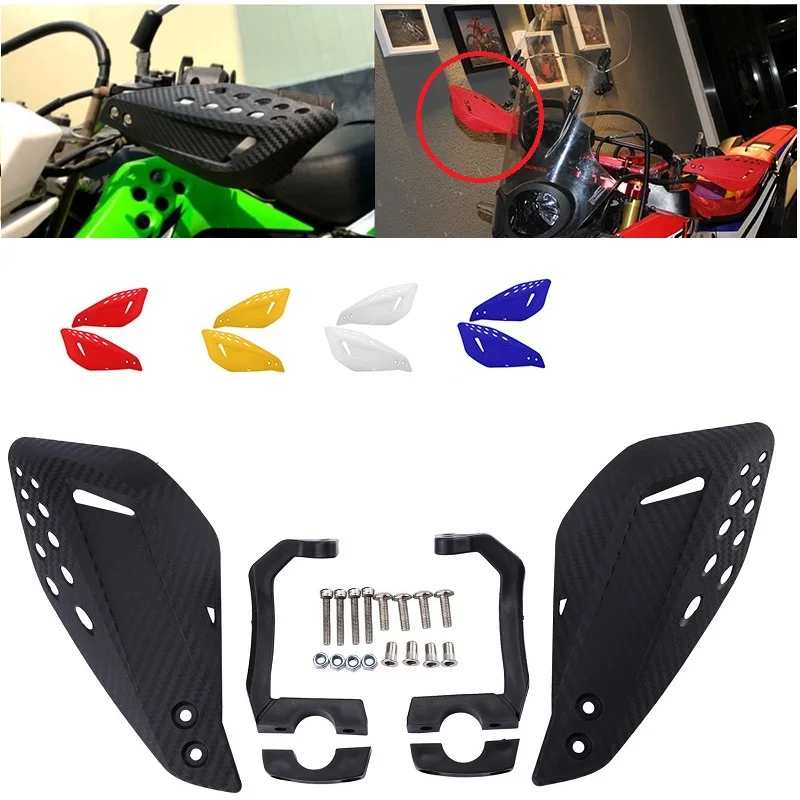 

For Motorcycle Dirt Pit Bike ATV Quads With 22mm Hand Guards Motocross Handbar Handguard Protector Protection 2PCS