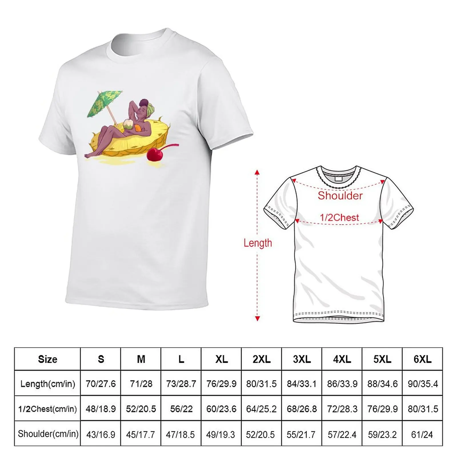 Pi?a Colada T-Shirt Anti-Pilling Casual T-Shirt