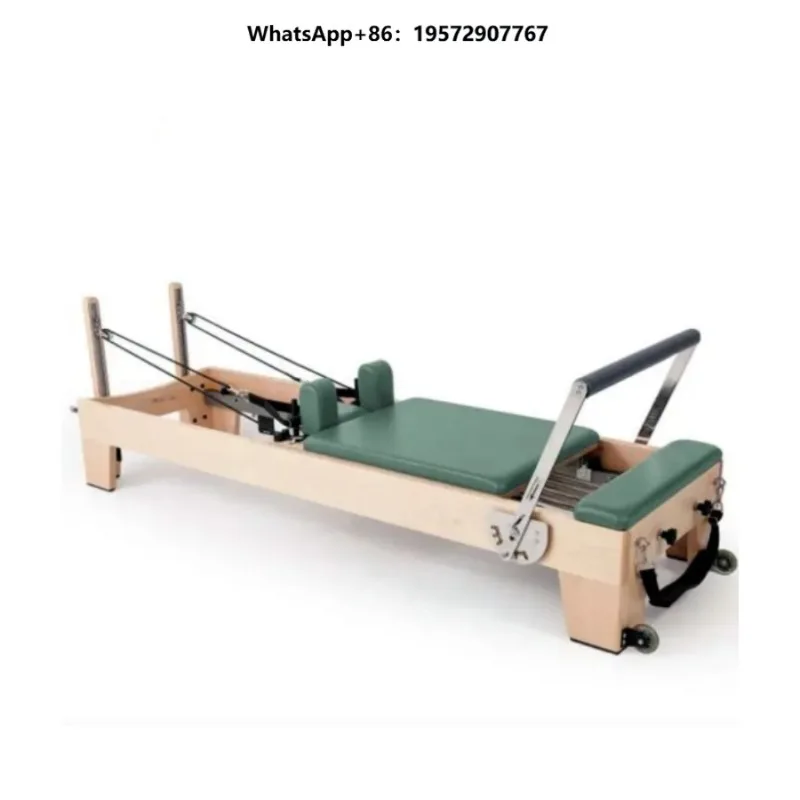 Durable Adjustable Pilates Reformer Wood Core Bed for Home and Studio Use Factory Price Health Feature
