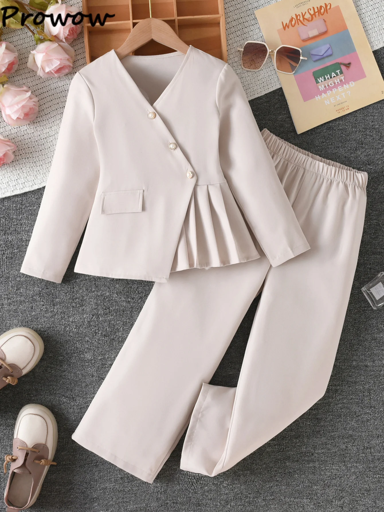 Girls Blazer Trouser Set 2