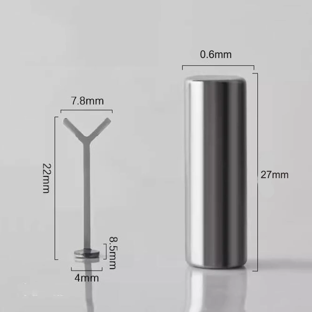 2Pcs 3D 하트 모양의 고양이 눈 자석 세트 라운드 마그네틱 스틱 키트 젤 폴란드어 DIY 디자인 네일 액세서리 도구와 Y 자형 철