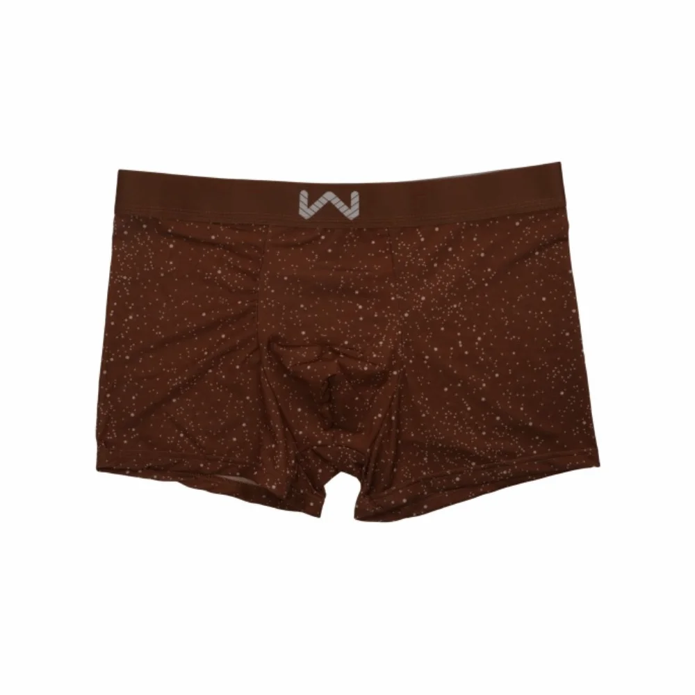 

Fashion Mid Waist Summer Boxer Briefs Thin Dot Men Shorts Underpants Cool Feeling Breathable Underwear for Men Daily