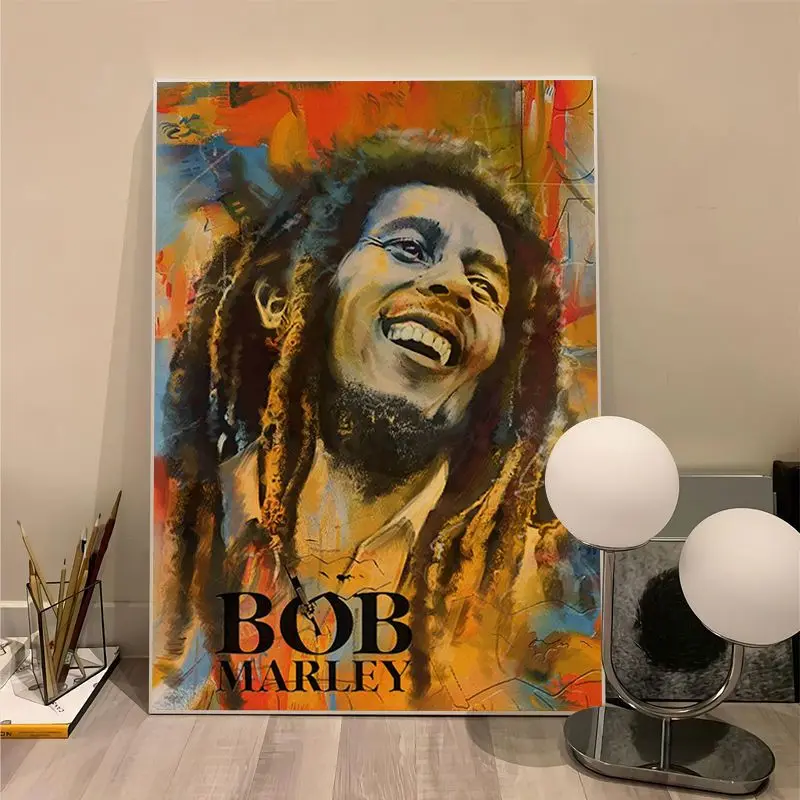 Reggae Wailing Wailers Bob Marley Classic Movie Posters Kraft Paper Vintage Poster Wall Art Painting Study Posters Wall Stickers