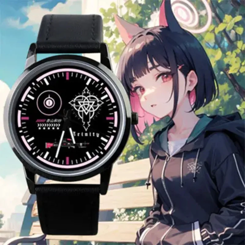 Blue Archive Tenndou Arisu wasserdichte Uhr Student Zeigeruhr Lolita Geburtstagsgeschenk