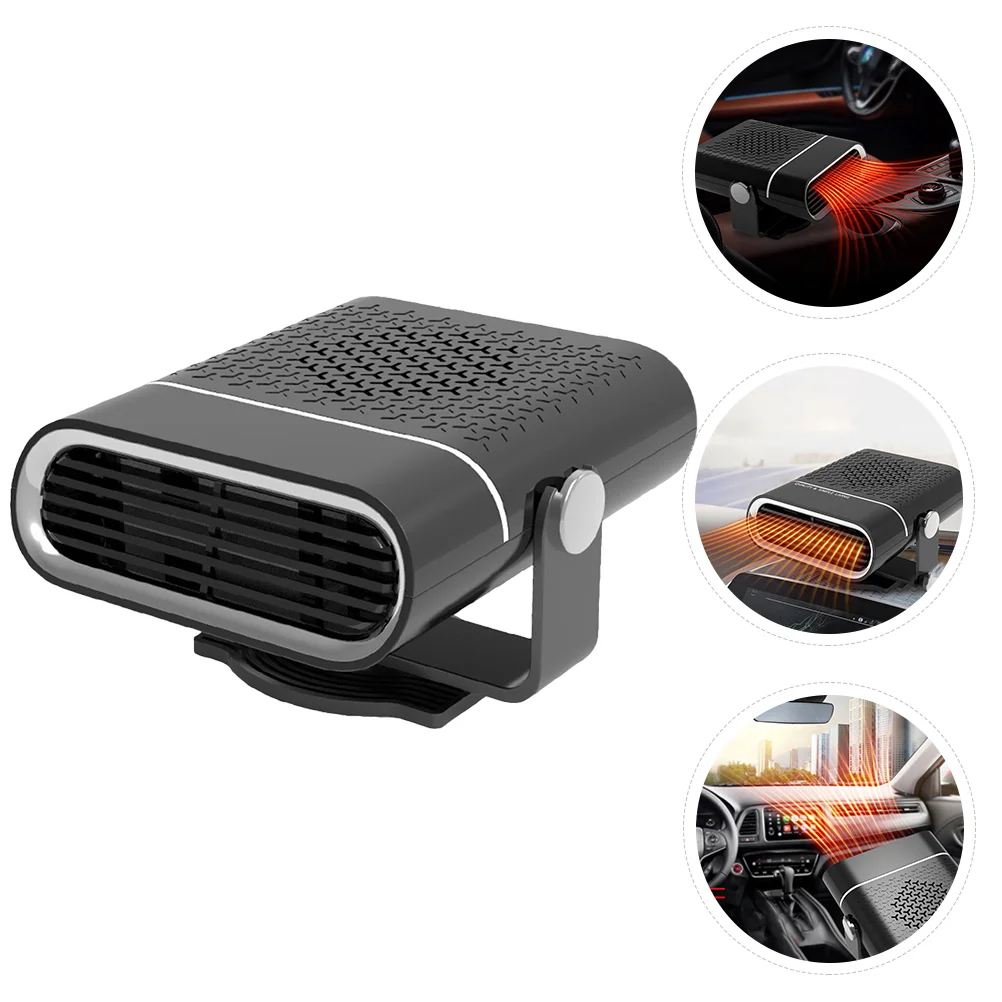 

Heater Portable Auto inside The Car Heating Adjustable Fan Vehicle Defogger Windshield