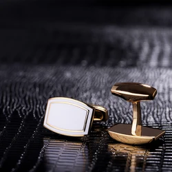 KFLK Shirt Cufflinks for Mens Brand Cuff links Button High Quality Gold-color Luxury Wedding Groom Guests