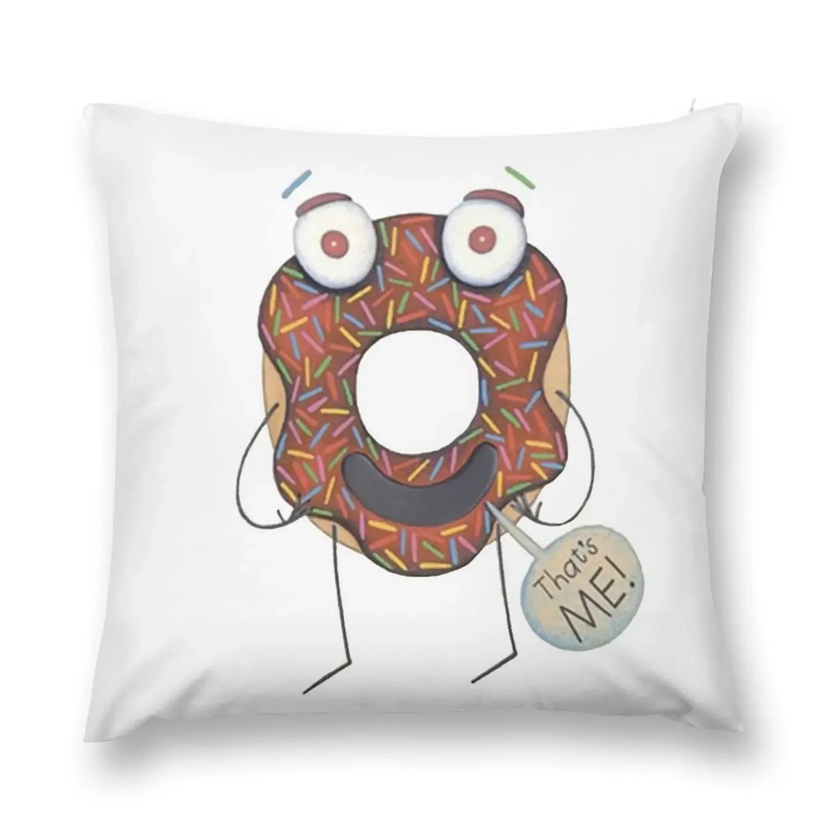 

Arnie the Doughnut Throw Pillow Cushion Cover Luxury Decorative Cover For Living Room pillow