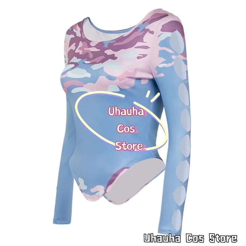 {Uhauha Cos} Akpop شيطان هنتر سيلين أزياء تنكرية لحفلات الهالوين كرنفال لعب الأدوار زي الدعامة disfraz mujer guerreras