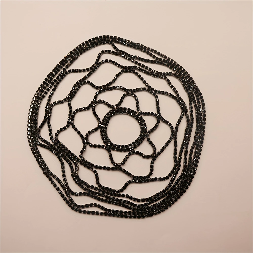 2024 Hollow Wedding Rhinestone Head Chain Mesh Headpiece Bridal Jewelry Crystal Headband Head Cap Hat Luxury Hair Accessories