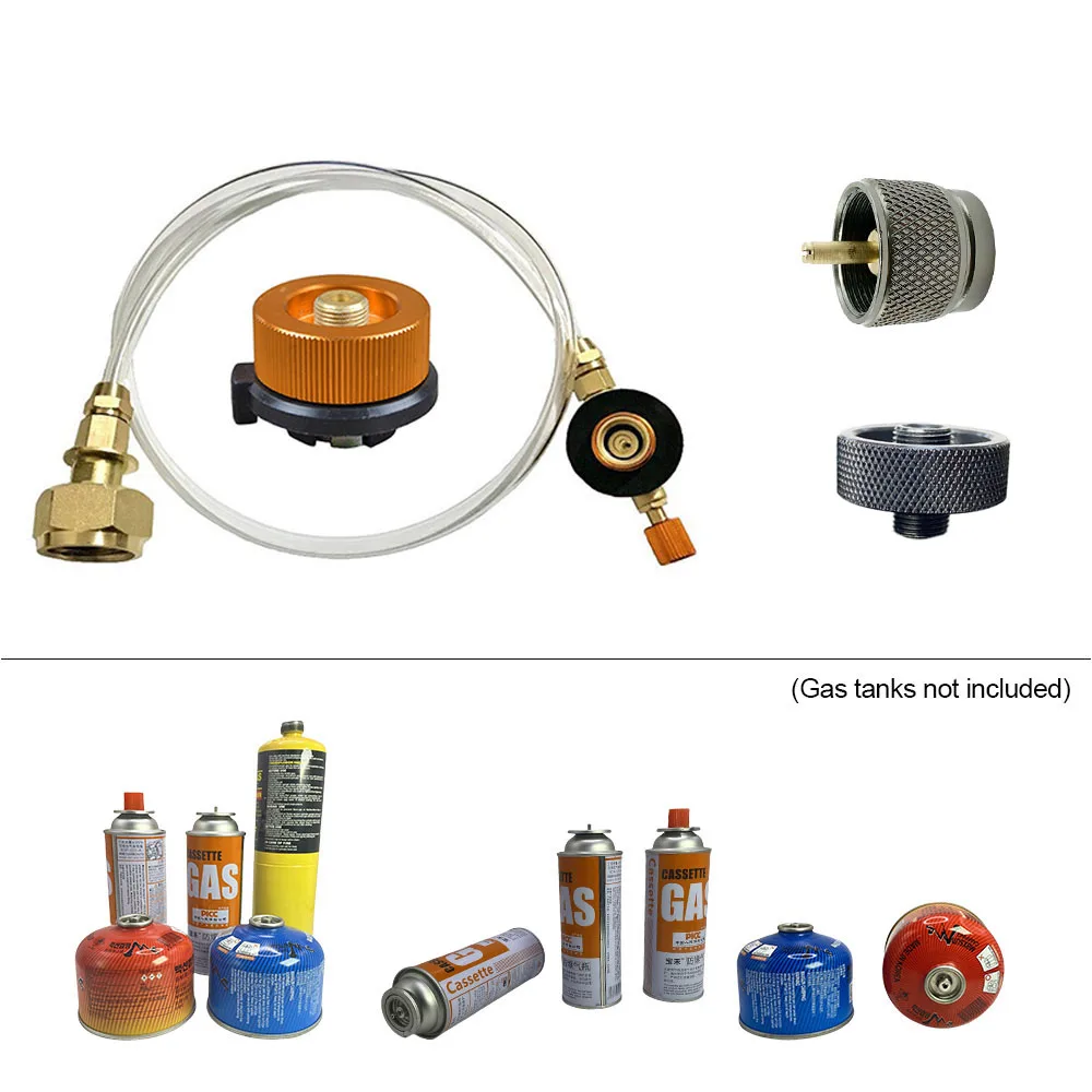 Outdoor Gas Stove Gas Refill Adapter  Camping Gas Tank Furnace Connector Cylinder Filling Adapter Accessories Valve Converter