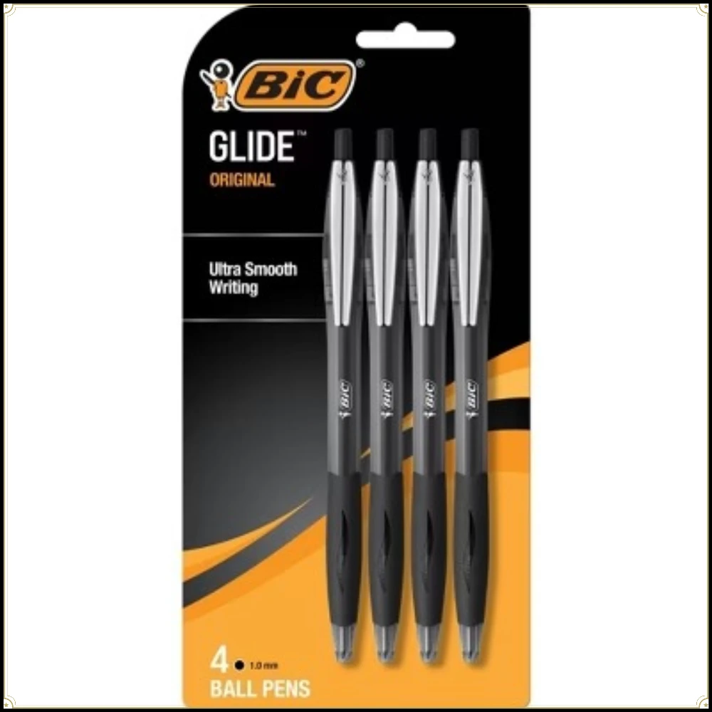 

BiC Glide Original Black Medium Point 1.0mm 4ct