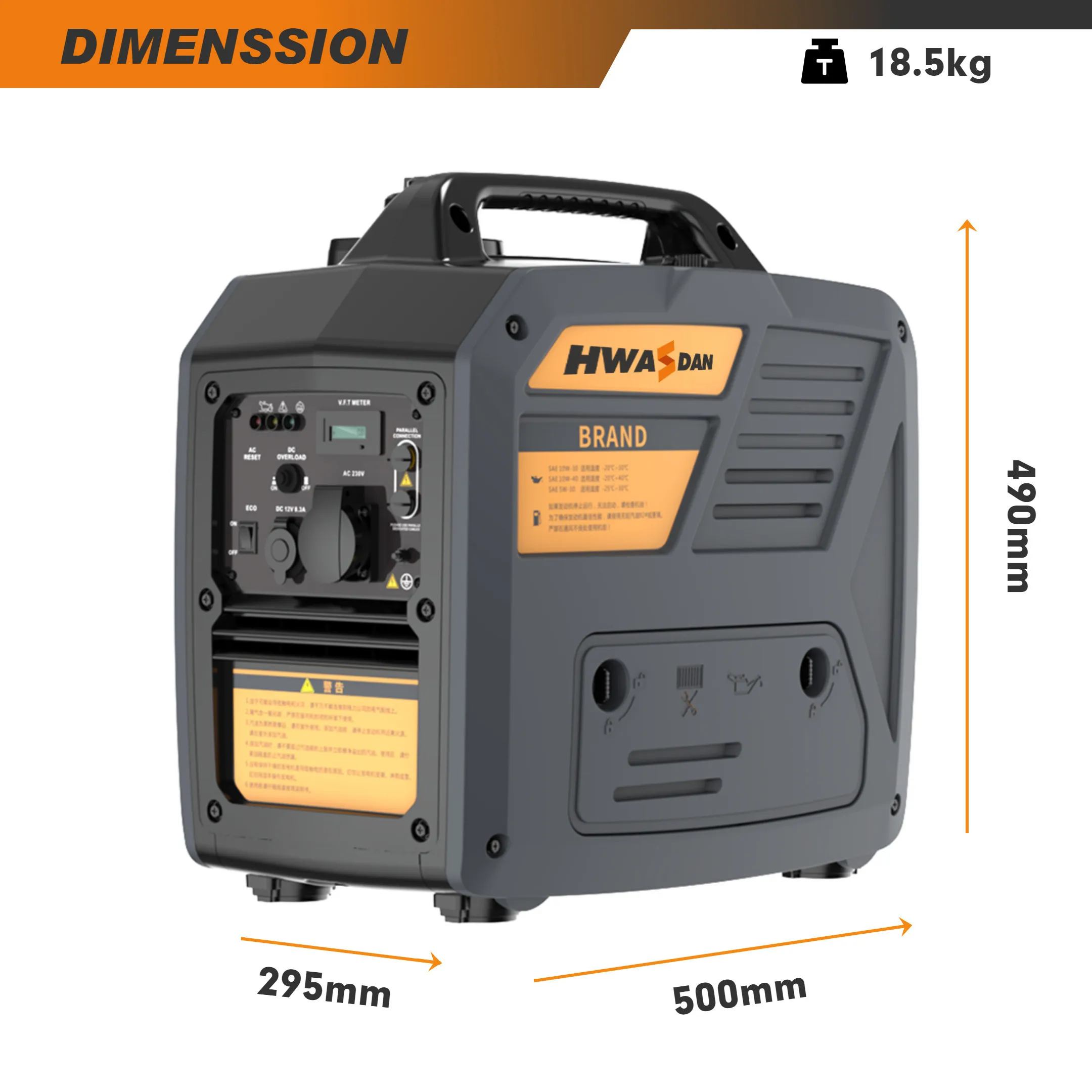 Factory Wholesale 3000Watt 110V/220V/240V Dual Fuel Portable Generator DC 12V Inverter Generator Engine Generator