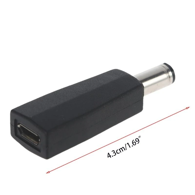 5,5x2,1 mm 4,0x1,7 mm 3,5x1,35 mm 2,5 x 0,7 mm samiec do mikro USB Zasilanie wtyczki żeńskiej
