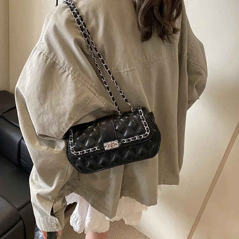 

Unique Vintage Crossbody Bag Stylish Casual Clutch For Women High-End Leather Designer Letter Logo