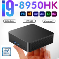 2025 Hot-selling Mini PC Intel Core i9 Windows 11 Protable Mini Computer 16GB DDR4 1TB SSD Gaming PC Desktop Game Mini PC I9