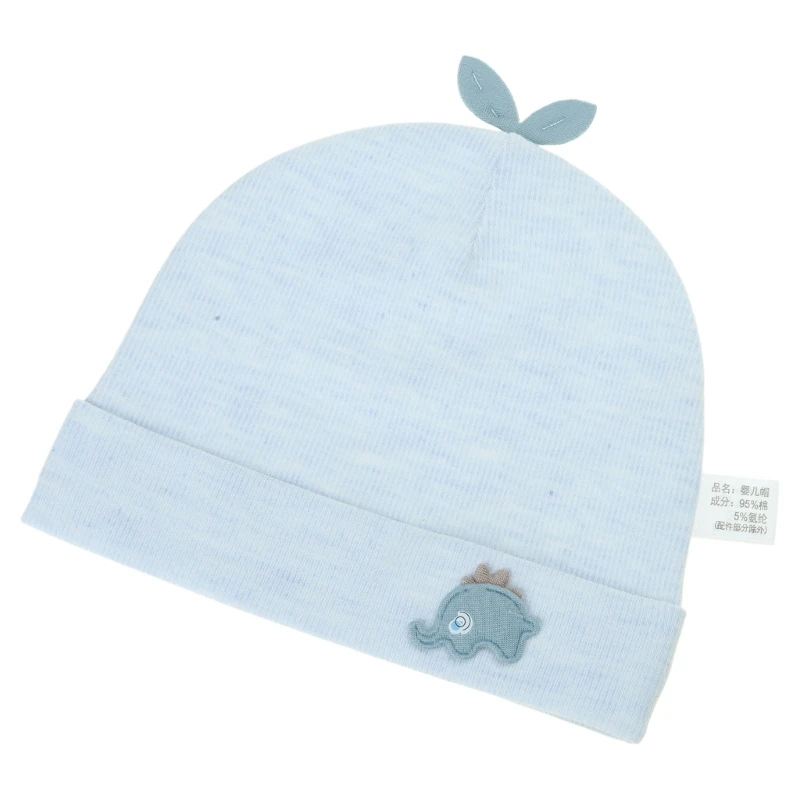 Cotton Baby Hat Single Layer Bonnet for Spring Summer Hospital Caps Breathable Dropship