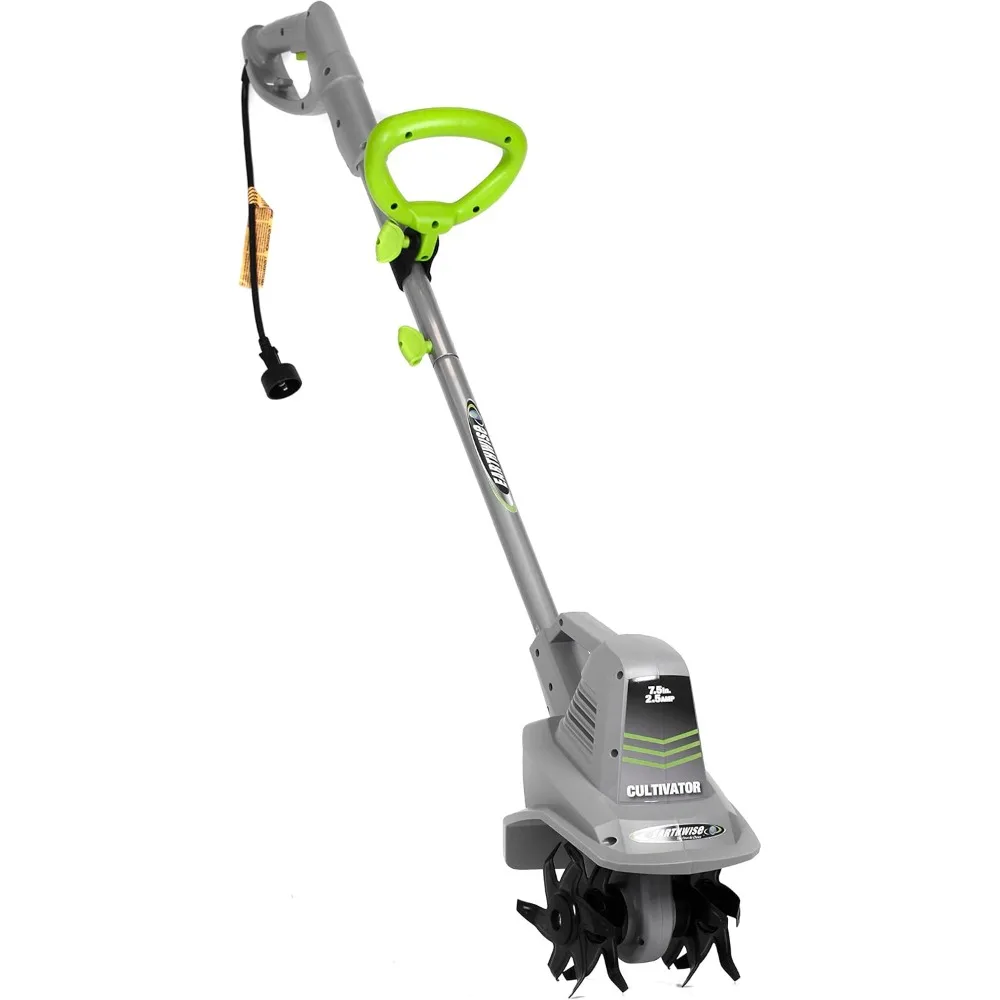 7.5-Inch 2.5-Amp Corded Electric Tiller/Cultivator, 7.5-Inch, 2.5-Amp Corded, Grey