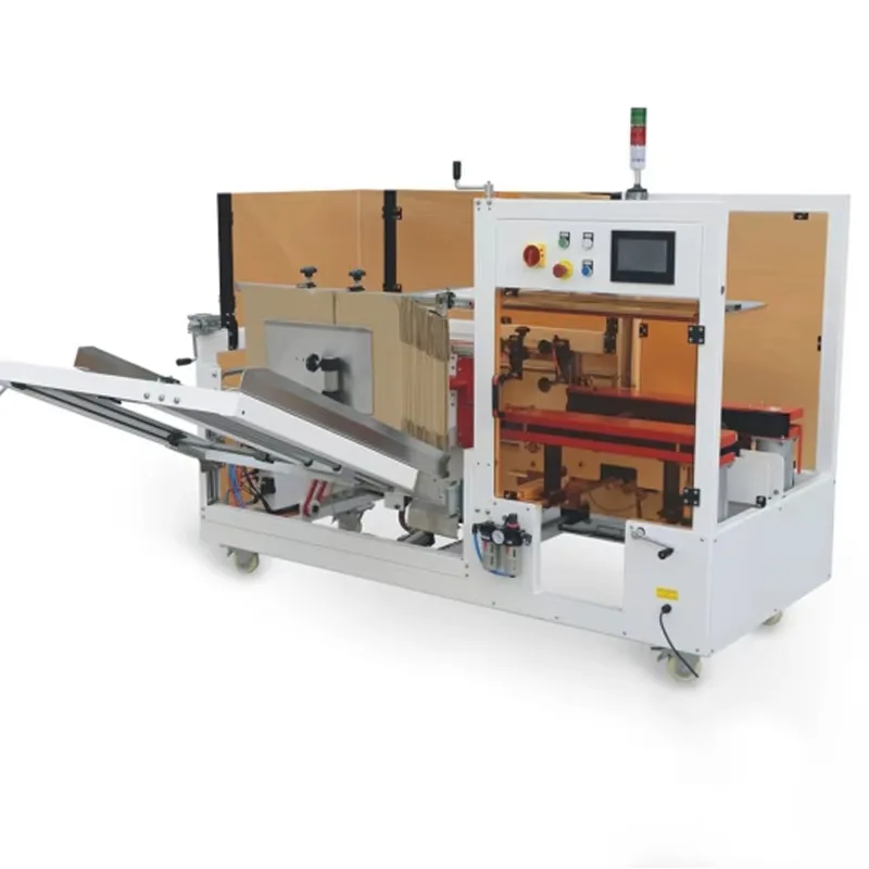 Carton Forming Machine Bottom Sealing Corrugated Box Erector Case Sealer for Packing Line Factory Custom