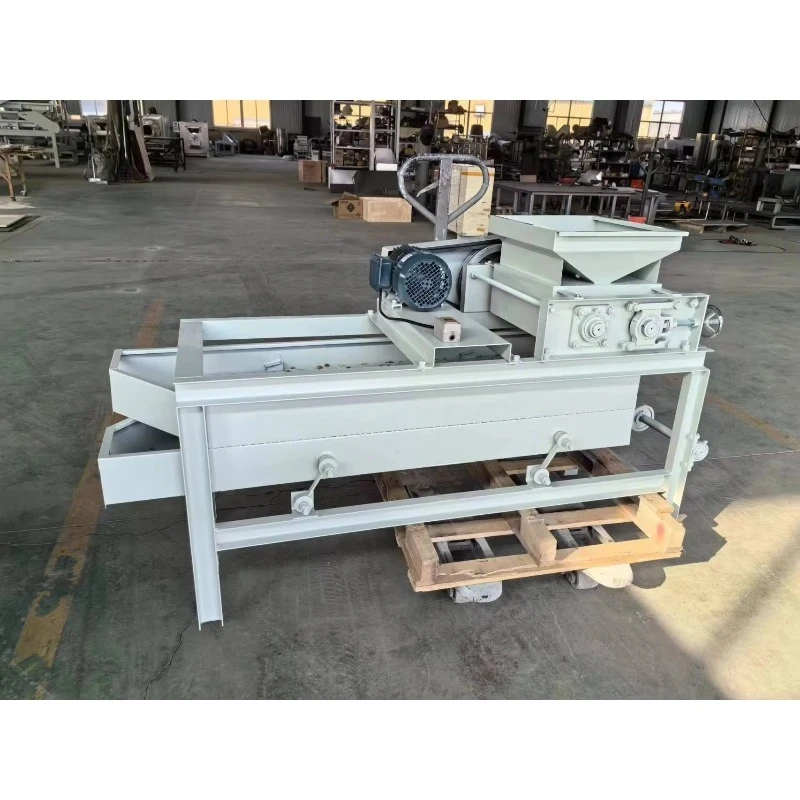 Automatic Palm Kennel Nut Cracker Machine Apricot Kernels Shell Breaking and Separating Hazel Nut Hazelnut Sheller and Separator view 4