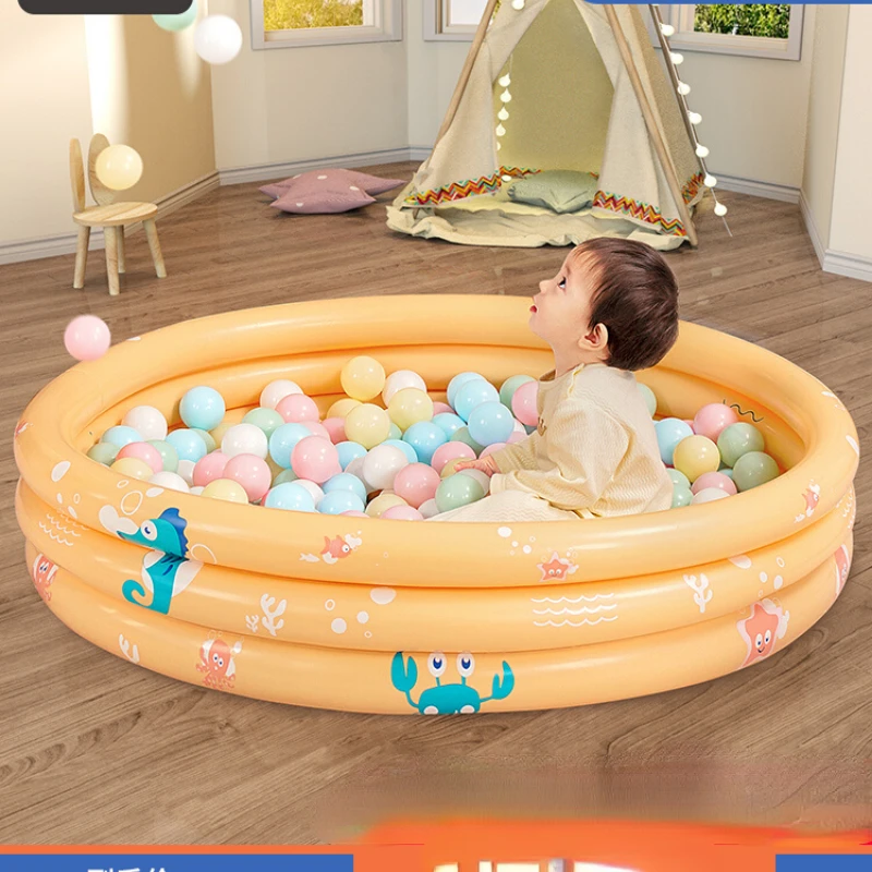 Children's Ocean Ball Pool Thickened Colorful Indoor Wave Ball Pool Children's Inflatable Toys Home Use