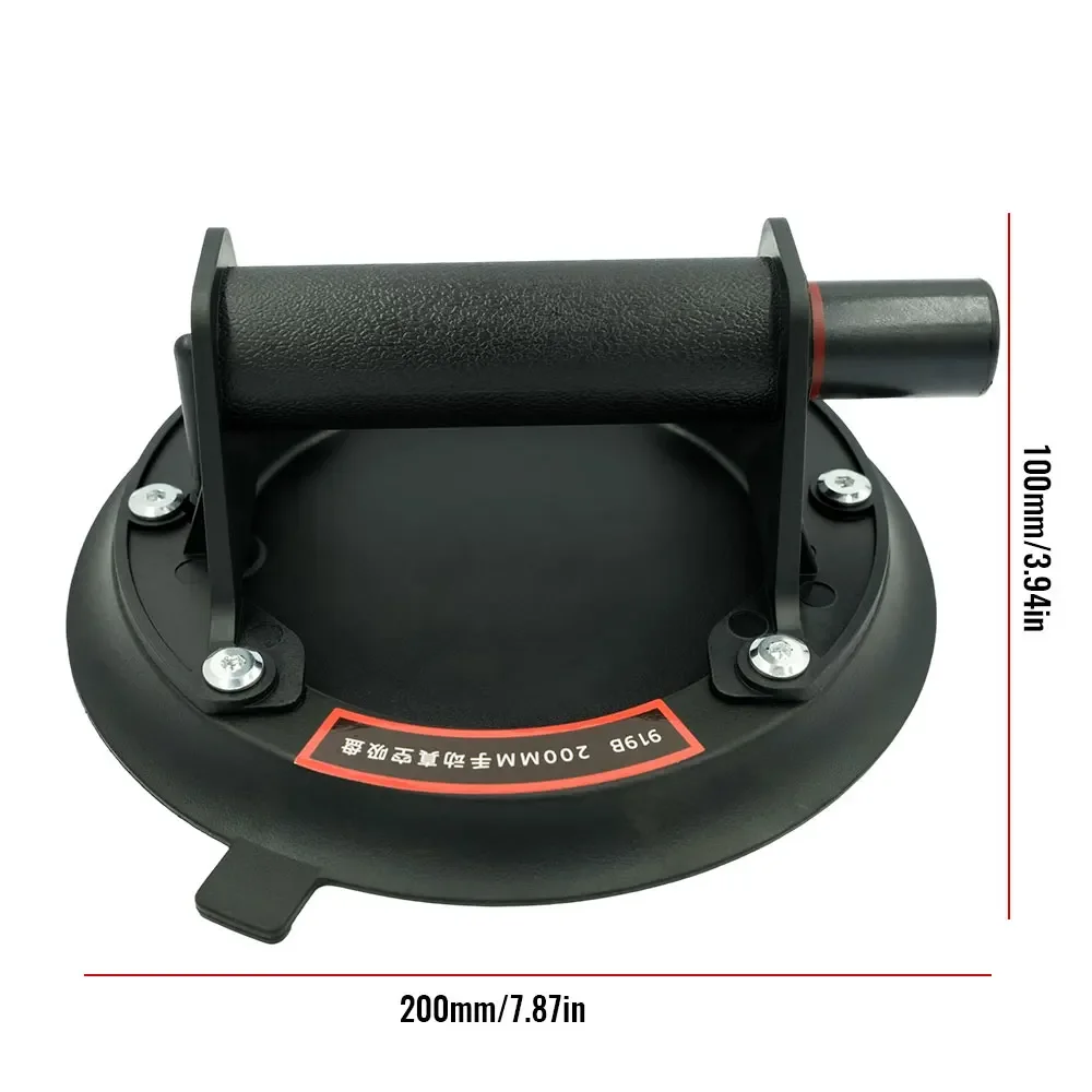 8 inch Nieuwe Vacuüm Zuignap 200 kg Laadvermogen Zware Vacuümstrooier voor Tegel Adsorptie Graniet Glas Lifting
