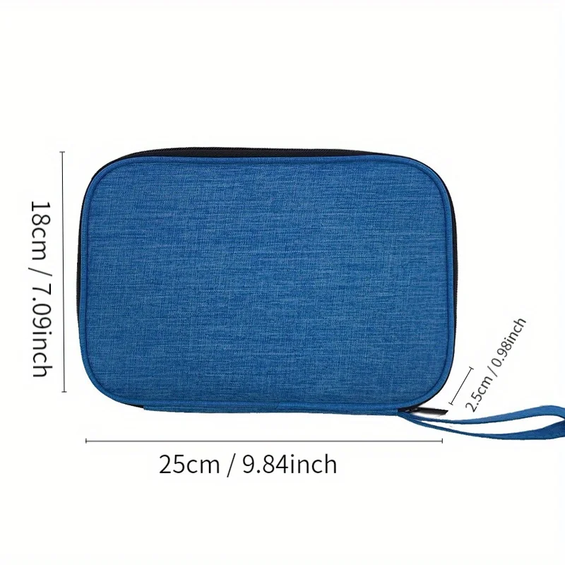 Nylon Waterproof Practical Handle Design Smart Watch Band Organizer,Electronics Watch Straps Carrying Case Pouch