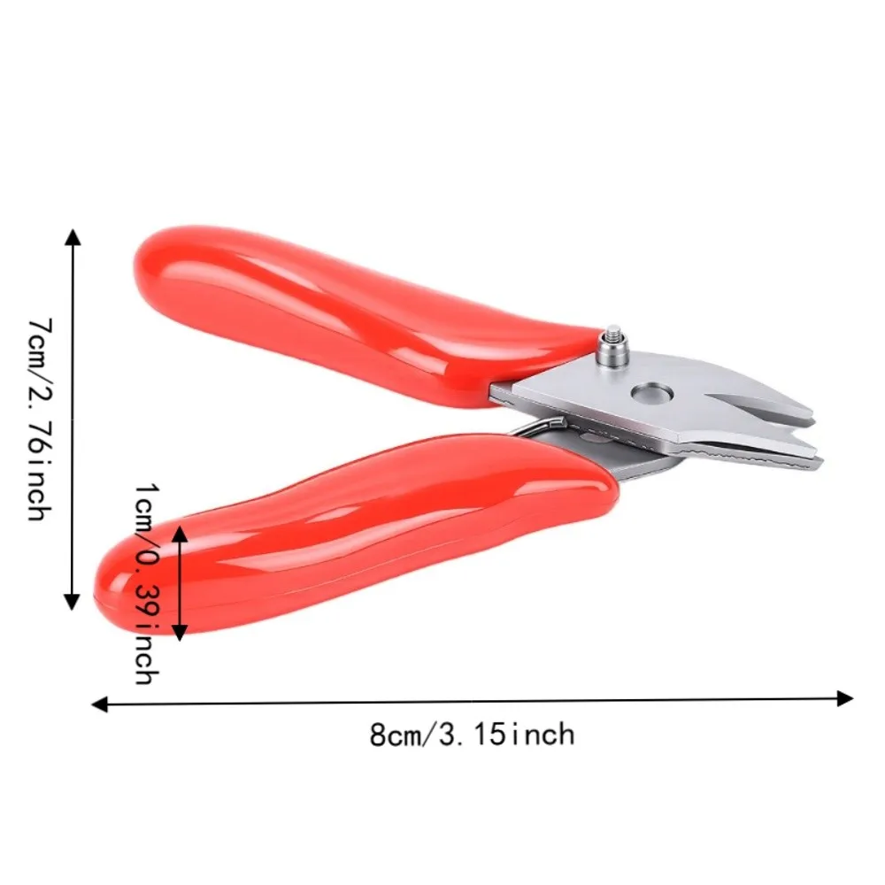 Stainless Steel Pliers Badminton Grommet Pliers PVC Handle Pliers Compact Hand Pliers Badminton Grommet Tube Cutter