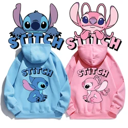 The Spring and Autumn American Style Stitch Cartoon kdis Mother Daughter Hoodie New Style Parent Child Hoodie