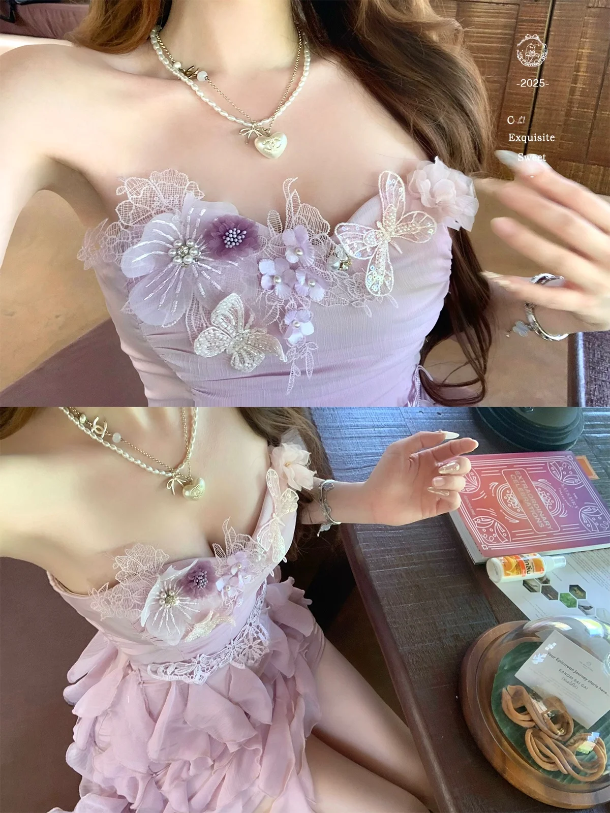 

Юбка феи на бретельках, бюстье, юбка с 3D цветами, экрашенное платье для женщин, весна, лето, осень, свидание, ночные наряды