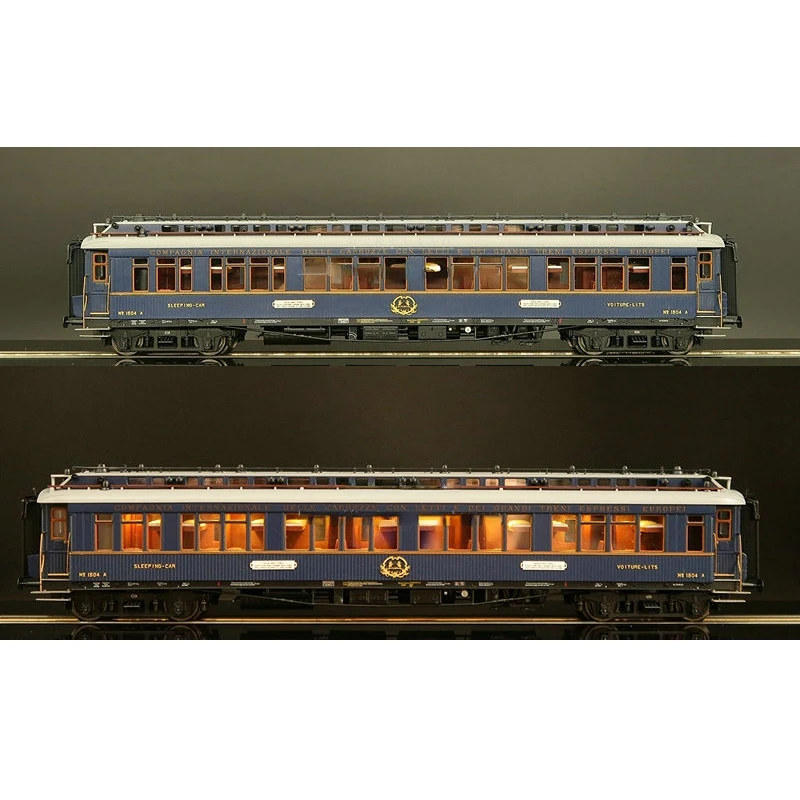 Train Model HO 1/87 HOBBYTRAIN  Orient Express with Lights CIWL Diesel Electric Locomotive Hot Wheels Train Luggage Compartment