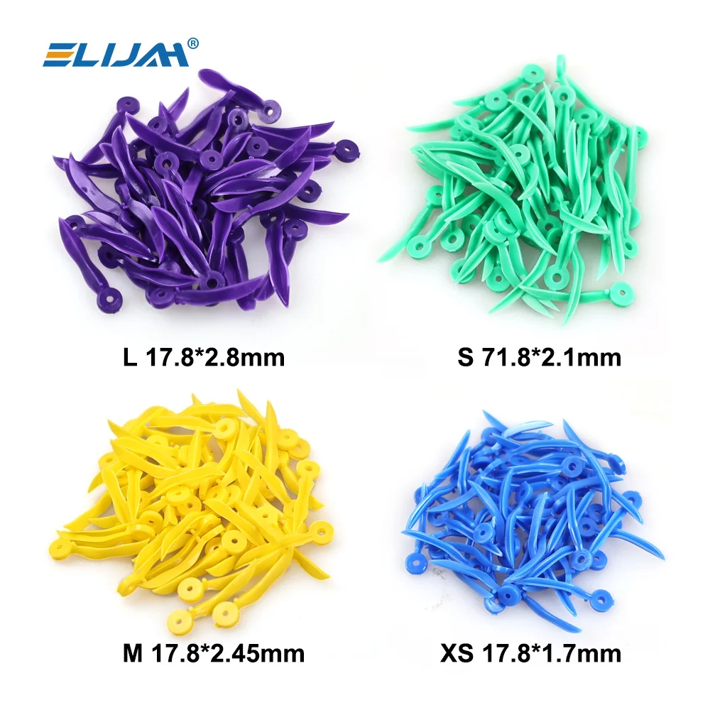 100pcs/Box Dental Wedges Tooth Gap Wedge with Holes Size Large Medium Extra small Small Dentistry Disposable Materials