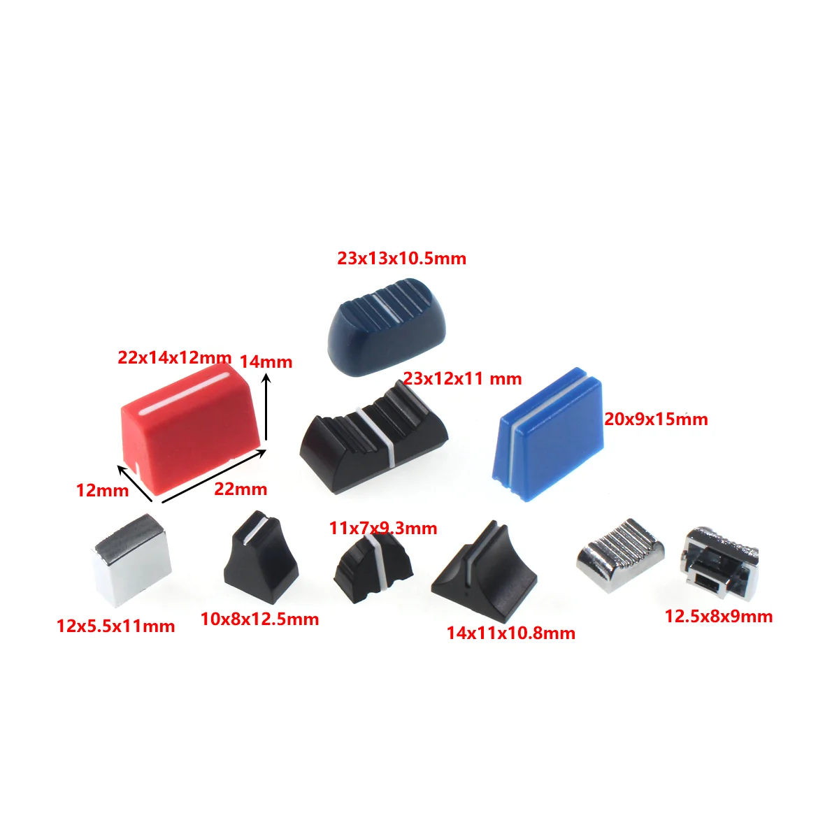 Mixing Console Sliding Button Cap Network Live Sound Card Push Rod Cap Mixing Console Push Rod Cap Volume Push Rod Cap