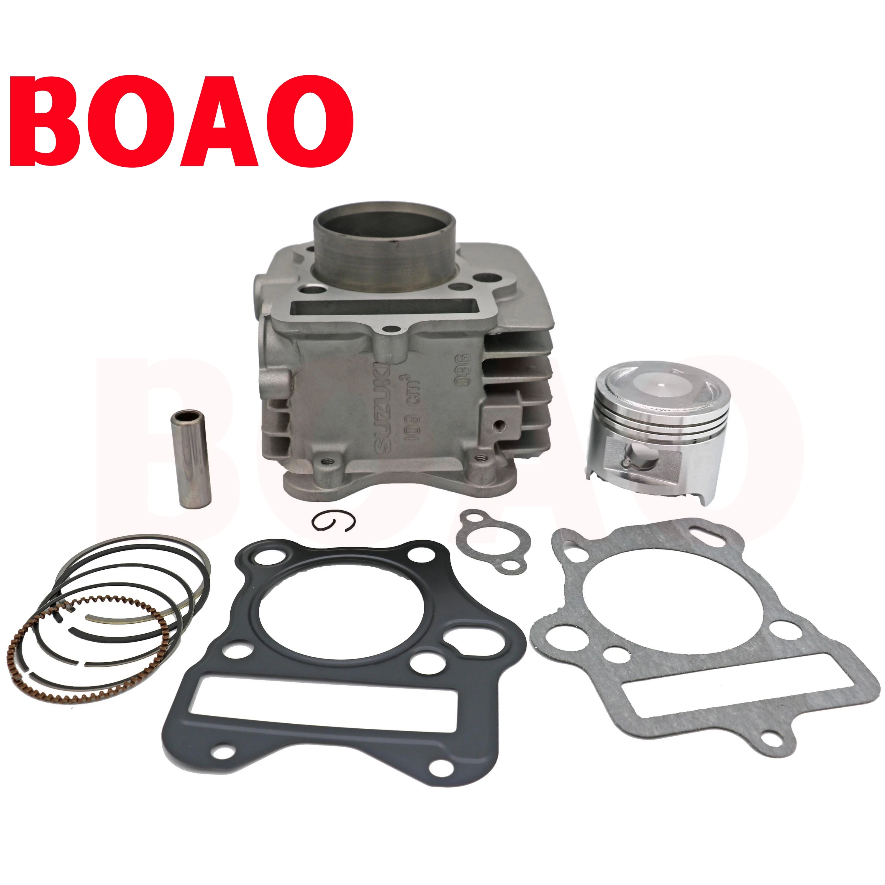 

53.5 cylinder diameter motorcycle accessories suitable for Suzuki QS110 cylinder QS110-C QS110-2 sets of cylinder piston rings