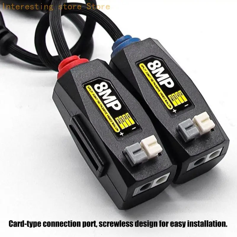Twisted Pair CCTV Video Balun Transceiver Set for Analogs Cameras Link Wiring 55KC
