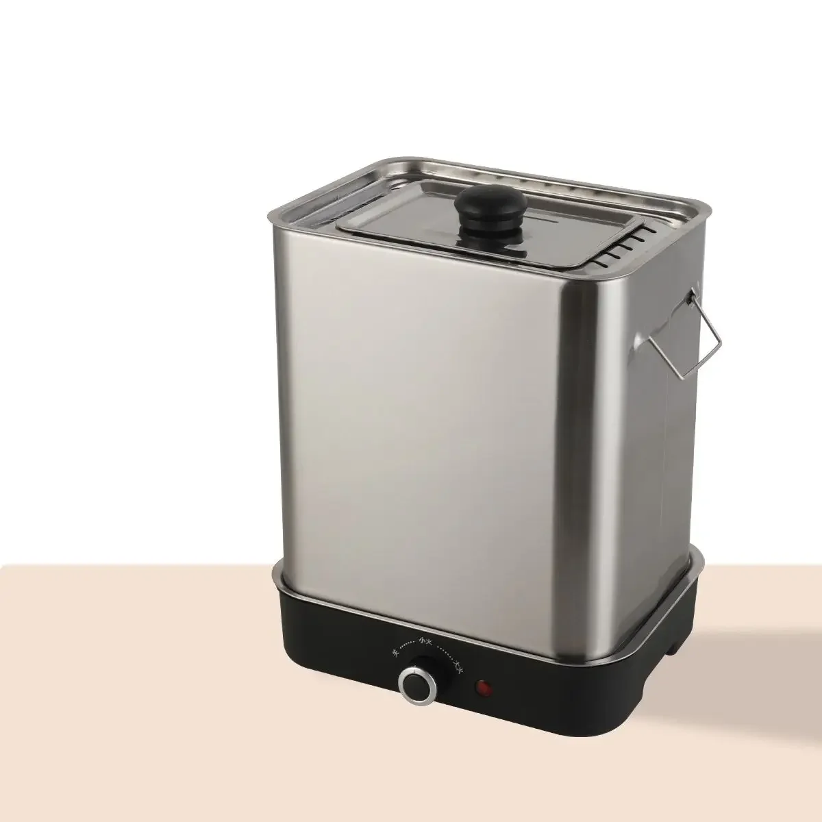 شواية كهربائية، سيخ داخلي، ماكينة شواء منزلية صحية بدون دخان، مريحة من الفولاذ المقاوم للصدأ، أسياخ شواء معلقة