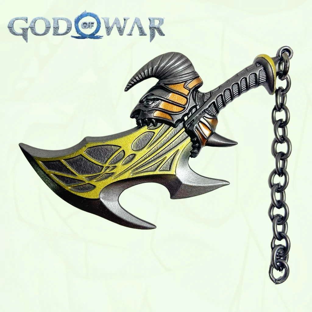 

7,1-дюймовый God of War Kratos, металлический нож-меч Katana, оригинальная самурайская сабля, японская сабля-катана, аксессуары для косплея, реквизит, игрушка
