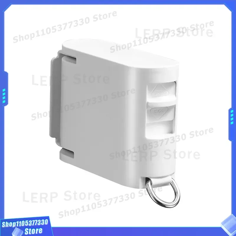 Retractable Clothesline for Balcony Indoor Drying Rack No Drilling Installation Telescopic Laundry Line for Quilt Hotel