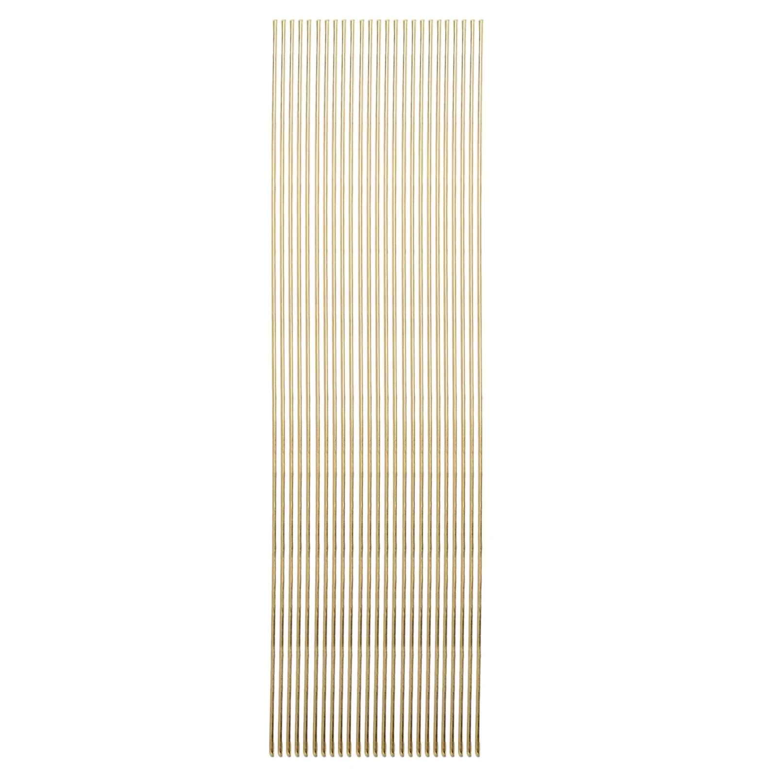 25PCS Brass Brazing Rods 250mm for Oxyacetylene Torch Work Suitable for Carbon Steel Alloy Steel and Copper Alloy Repairs