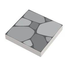 Carrelage plat 2x2 imprimé D909, 20 pièces, bloc de brique de bricolage, pièce n ° 3068 compatible avec les particules d'assemblage